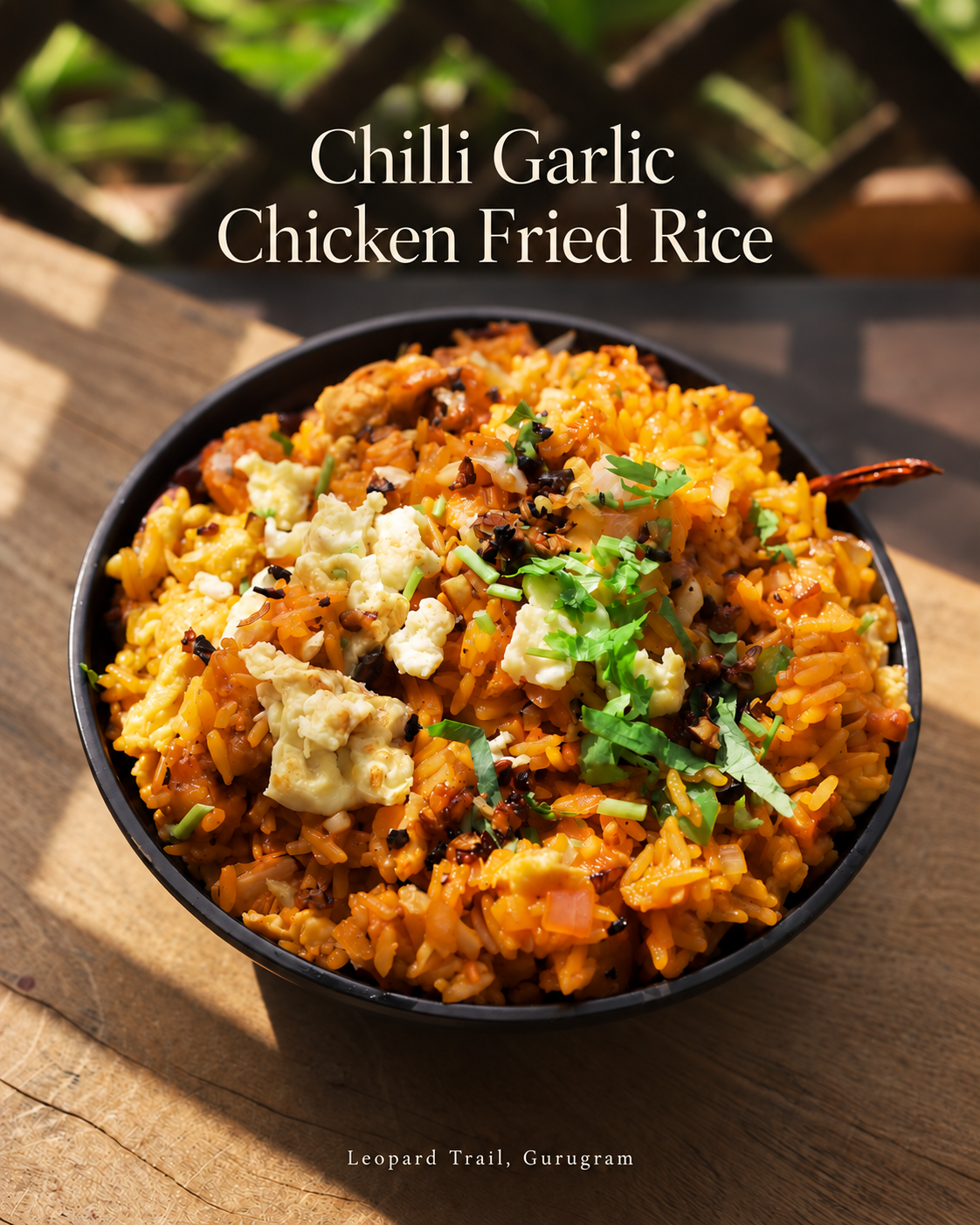Chilli Garlic Chicken Fried Rice